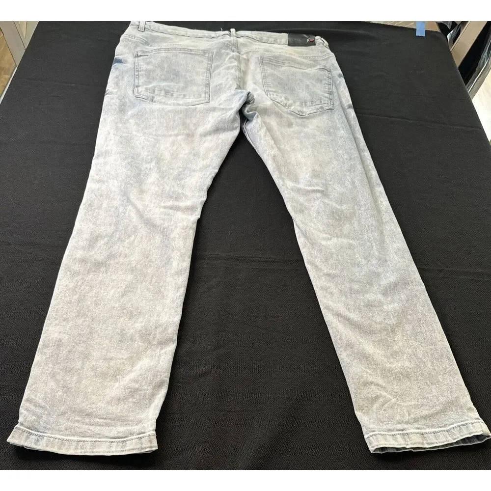 Spark Premium Denim Mens Jeans 38x32 Studio Collection‎ Ice Blue ~ FAST Shipping
